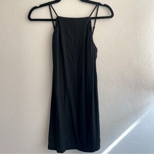A&F Open Back Linen Dress [2XS]